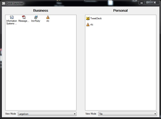 Quick Launcher Picture